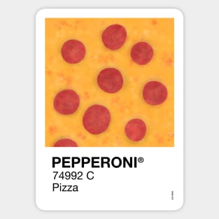 Pepperoni pizza Sticker